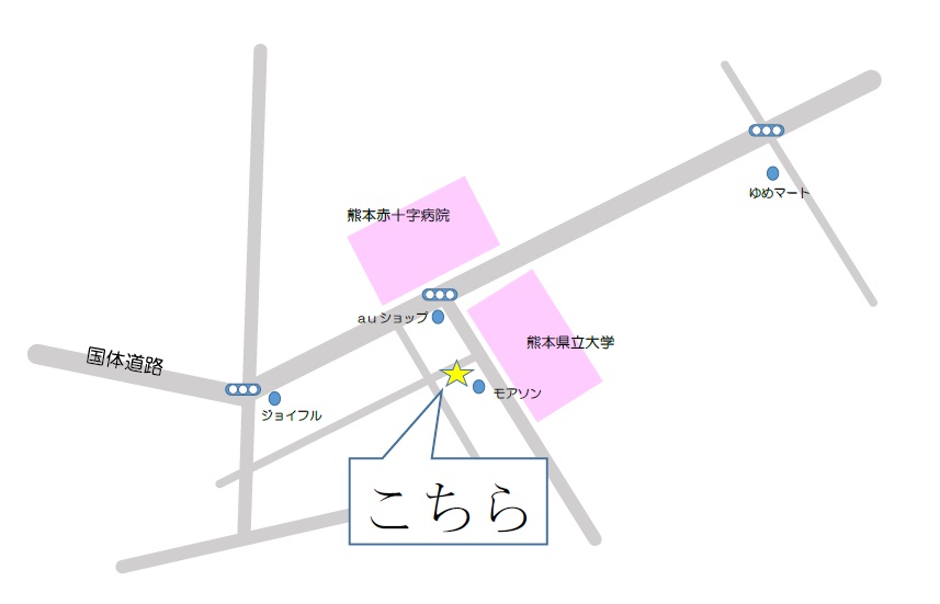 吉富駐車場 1 熊本市東区月出2丁目 駐車場 1r アパマンショップ渡鹿店 上熊本店